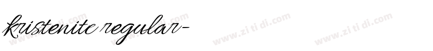 kristenitc regular字体转换 kristenitc regular字体转换